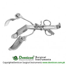 Alan-Parks Rectal Speculum With Fiber Optic Illumination Stainless Steel,